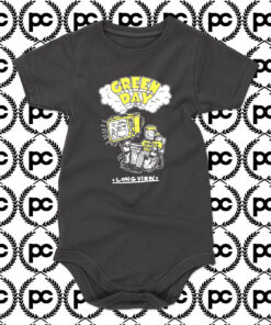 Retro Green Day Longview Baby Onesie