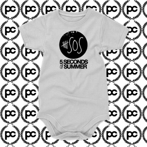 SOS 5 Seconds Of Summer Baby Onesie