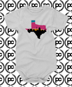 San Antonio Skyline Spurs Baby Onesie