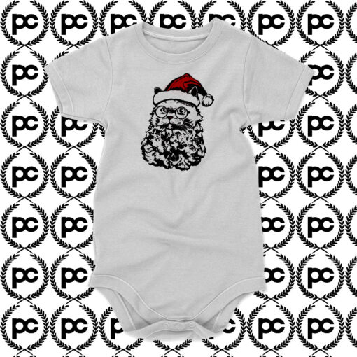 Santa Cat Baby Onesie