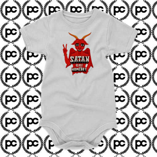 Satan Is My Homeboy Baby Onesie