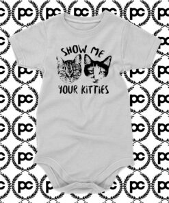 Show Me Your Kitties Cat Baby Onesie