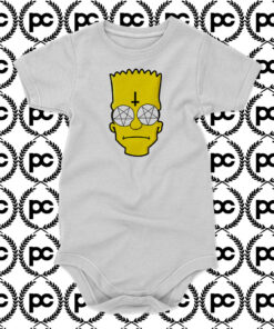 Simpson Satanic Baby Onesie