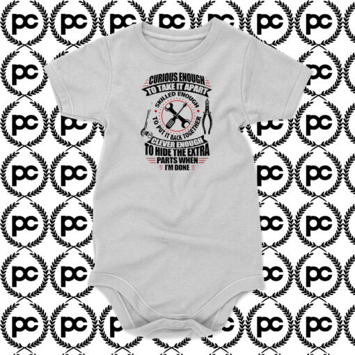 Skilled Enough Mechanic Baby Onesie