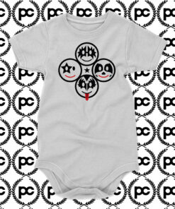 Smile Rock quadratic Baby Onesie