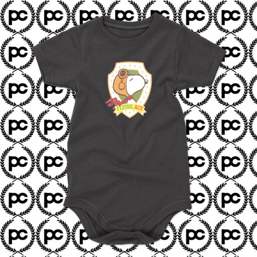 Snoopy Flying Ace Peanuts Baby Onesie