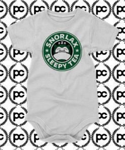 Snorlax Sleepy Tea Baby Onesie