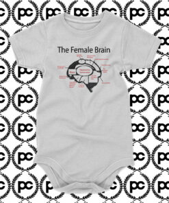 The Female Brain Baby Onesie