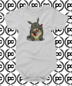 Totoro Play Guitar Baby Onesie