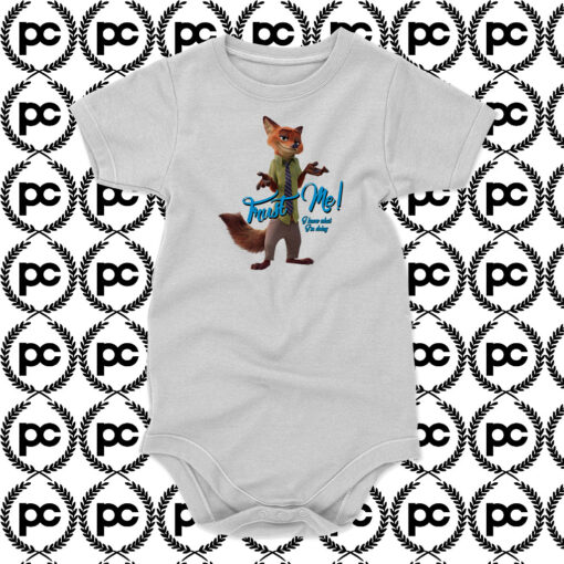 Trust Me Zootopia Baby Onesie