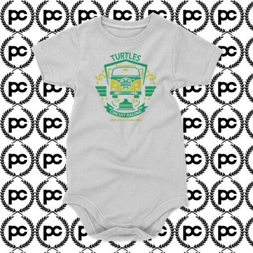 Turtles Circuit Racing Baby Onesie