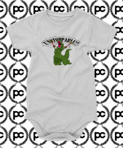 Unstoppable T Rex Dinosaur Baby Onesie