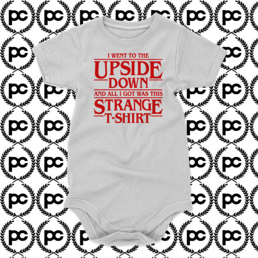 Upside Down Stranger Baby Onesie