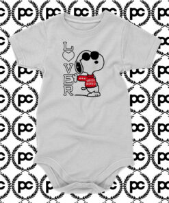 Vintage 70s Worlds Greatest Lover Snoopy Baby Onesie