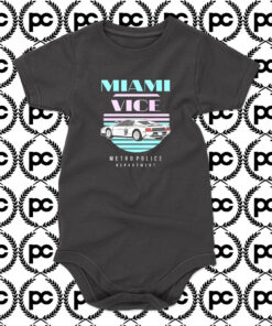 Vintage Miami Vice Car Baby Onesie