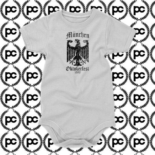 Vintage Oktoberfest Craft Beer Baby Onesie