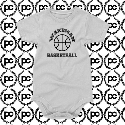 Wakeman Basketball Baby Onesie