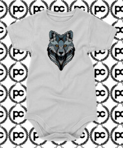 Wolf Pop Art Baby Onesie