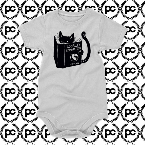 World domination for cats Baby Onesie