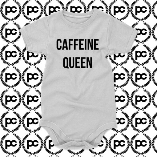 caffeine queen Baby Onesie