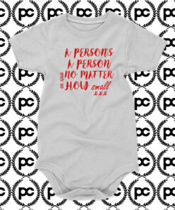 dr seuss quote babies organic Baby Onesie