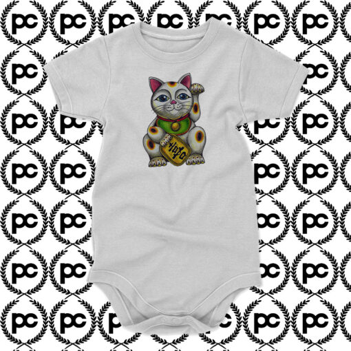 hoky cat Baby Onesie