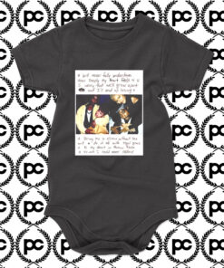 2pac And Jada Pinkett Letter Baby Onesie