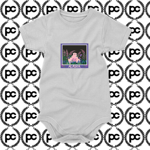 Alaska Art Drawing Baby Onesie