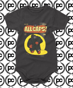 All Caps MF Doom Baby Onesie