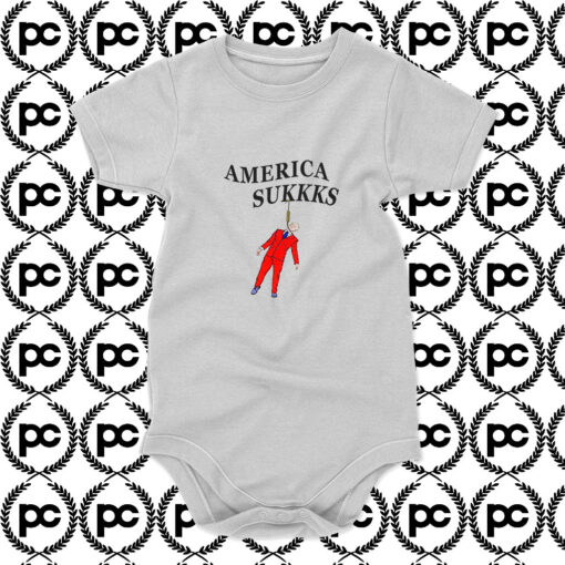 America Sukkks Baby Onesie