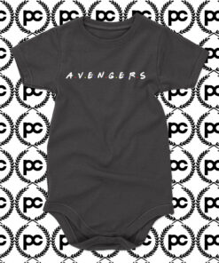 Avengers Hero Inspired Friends Baby Onesie