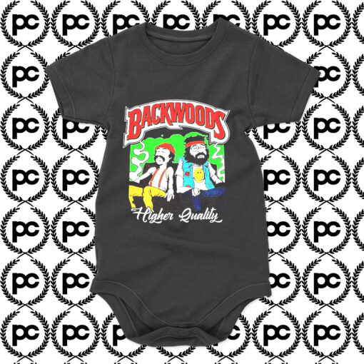 BACKWOODS Cheech And Chong Higher Quality Baby Onesie