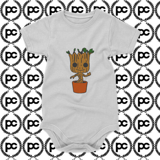 Baby Groot Guardians of the Galaxy Baby Onesie