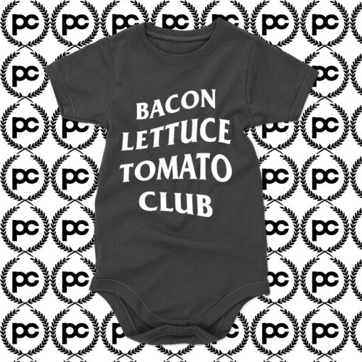 Bacon Lettuce Tomato Club Baby Onesie