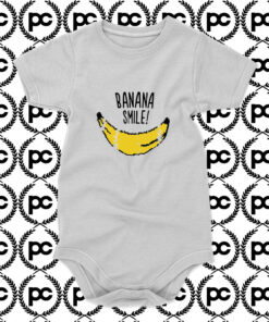 Banana Smile Baby Onesie