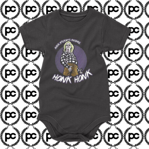 Beetlejuice Honk Slogan Baby Onesie