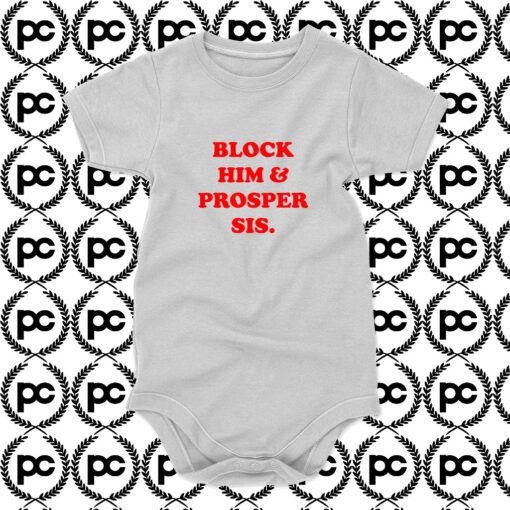 Block Him Prosper Sis Baby Onesie