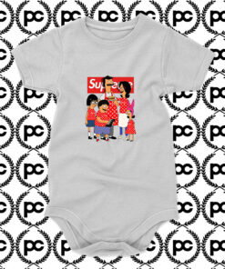 Bobs Burgers Parody Inspired Supreme Baby Onesie