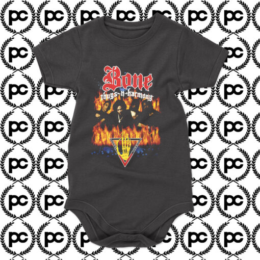 Bone Thugs N Harmony Flame Baby Onesie