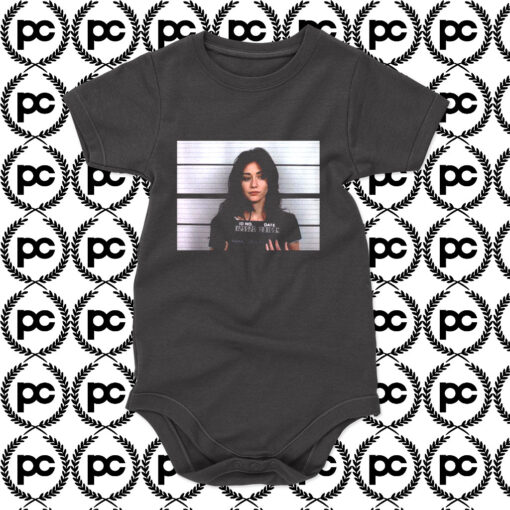 Brenda Walsh Mugshot Baby Onesie