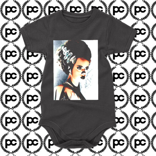 Bride Of Frankenstein Hammor Horror Movie Baby Onesie