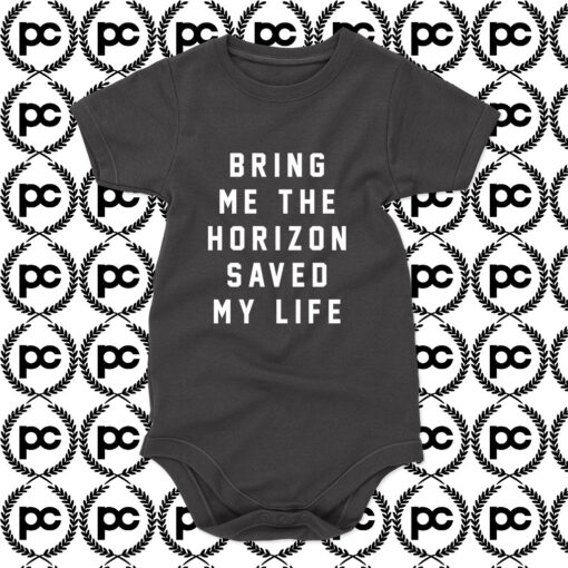 Bring Me The Horizon Saved My Life Baby Onesie