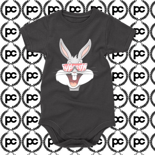 Bugs Bunny Sunglases Baby Onesie