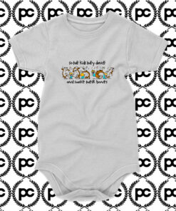 Calvin Hobbes Dance and Shake Their Bones Baby Onesie