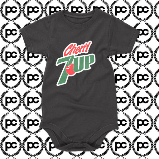 Cherry 7up Baby Onesie