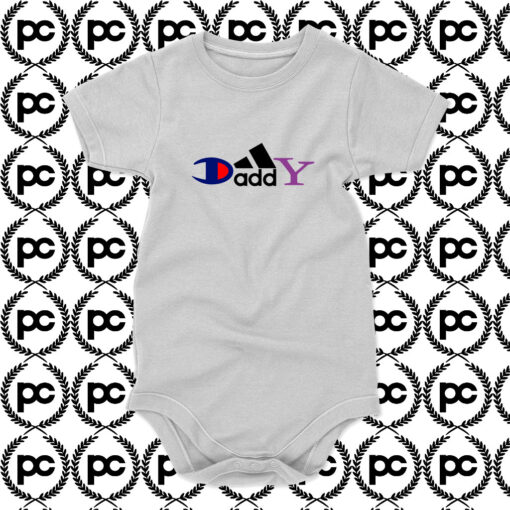 Daddy Champion Brand Parody Baby Onesie