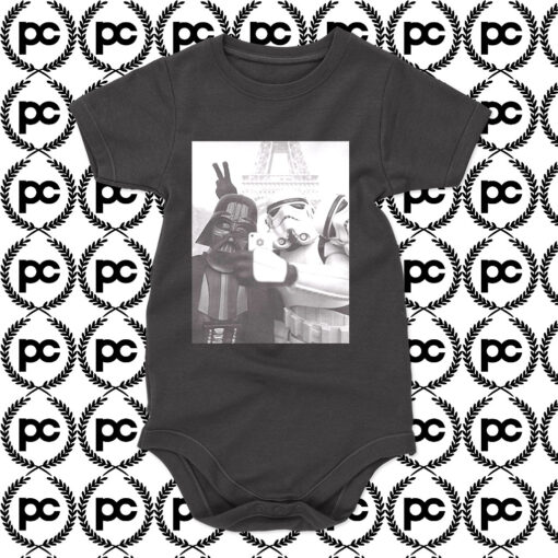 Darth Vader Stormtrooper STARWARS Selfie Baby Onesie