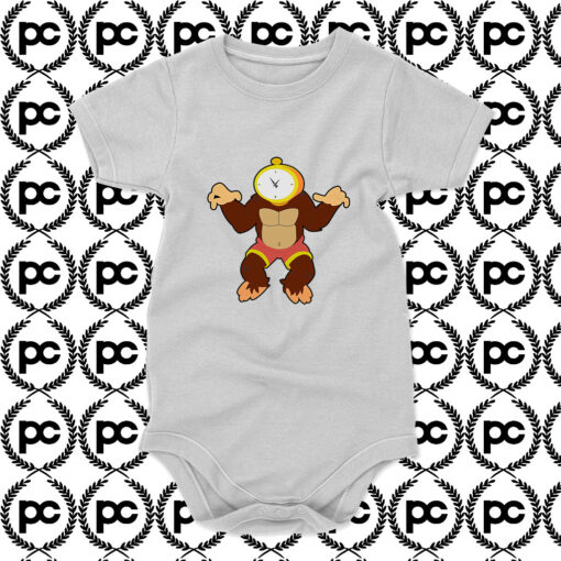 Doctor Zone and Time Ape Baby Onesie