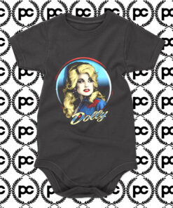 Dolly Parton Western Baby Onesie