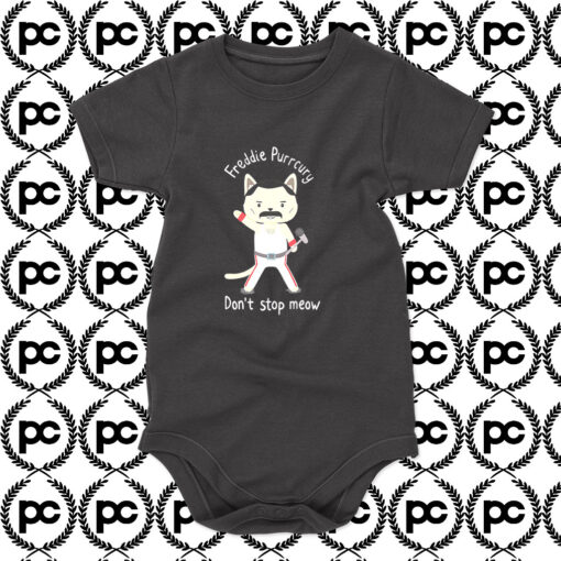 Dont Stop Meow Cute Freddie Baby Onesie